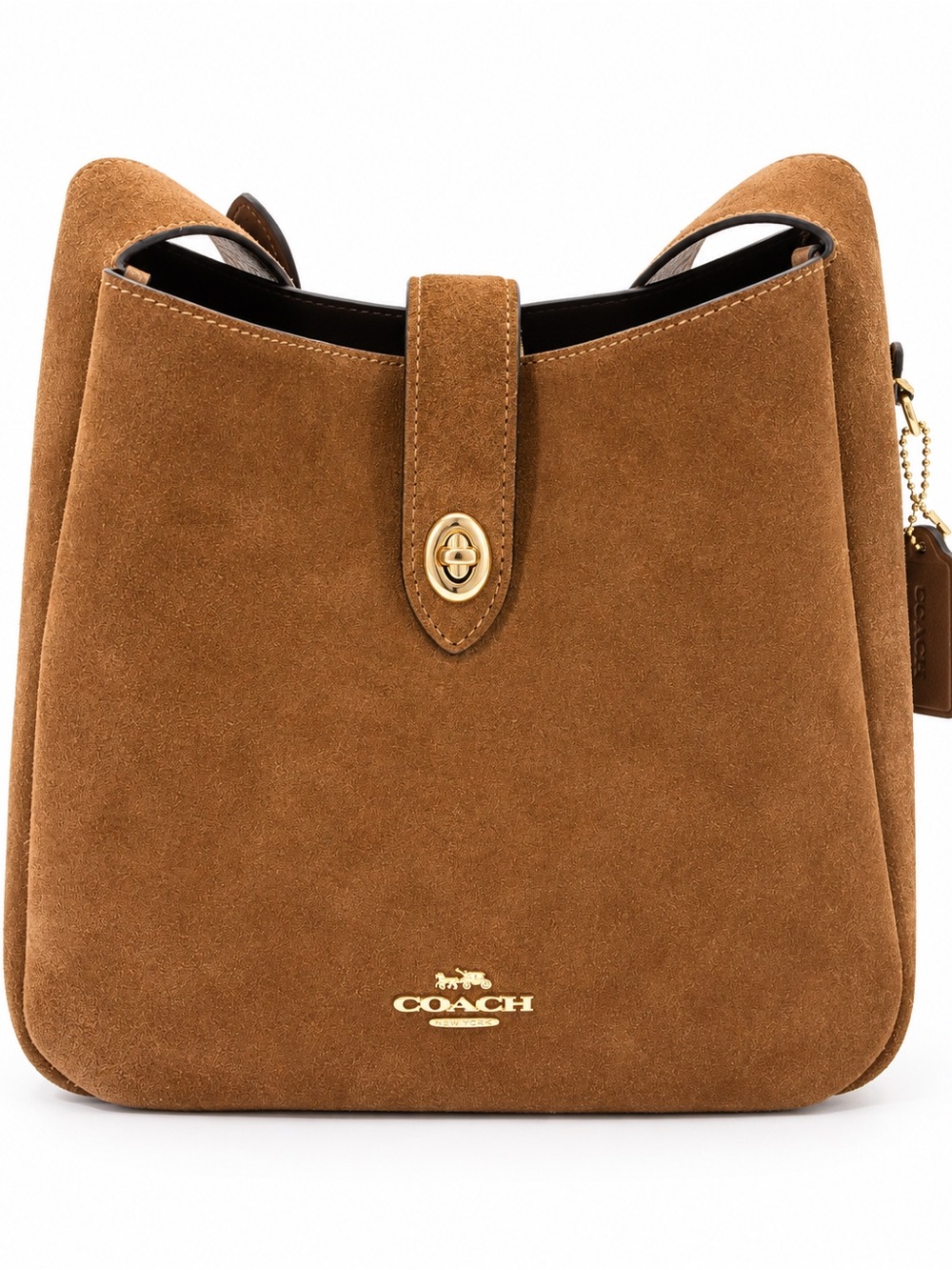 Coach Hadley Convertible Suede Crossbody Bag | NWOT